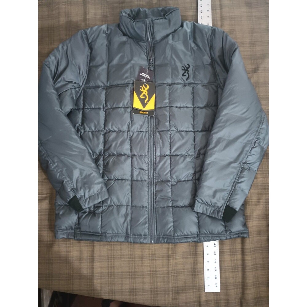 Browning Windy Mountain Down Jacket Men 2XL Gray 550 Fill NWT $159.99